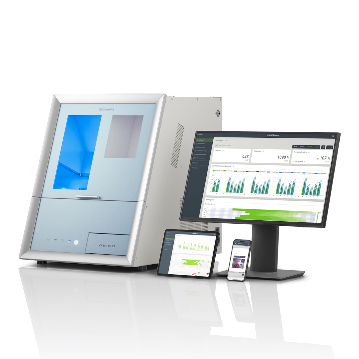 DGSHAPE DWX 53D Dry Dental Milling Machine