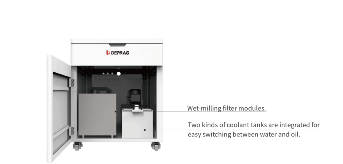 Deprag W52 dry and wet dental milling machine - DMS Innovation