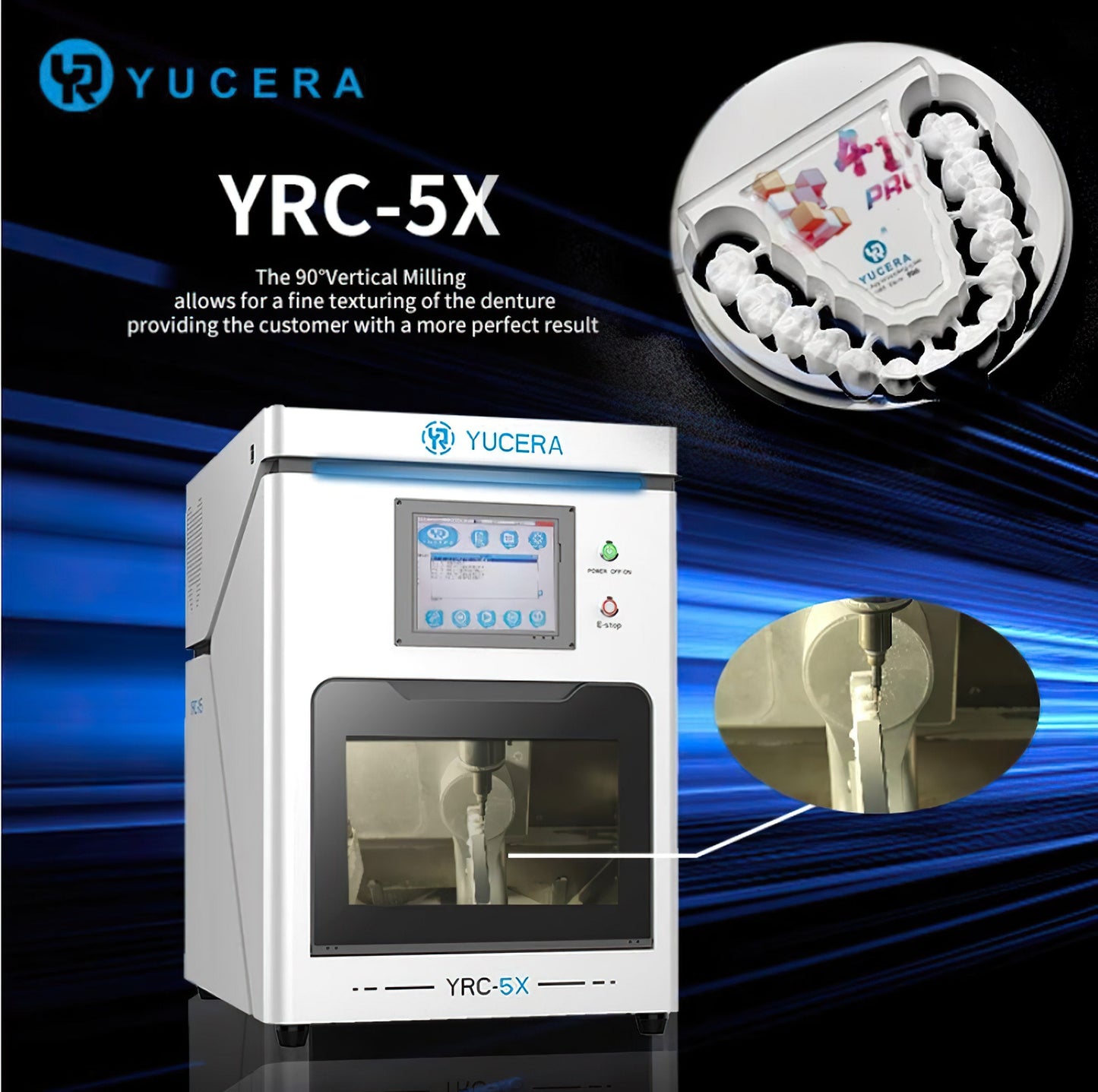 Yucera YRC - 5X dry dental milling machine - DMS Innovation