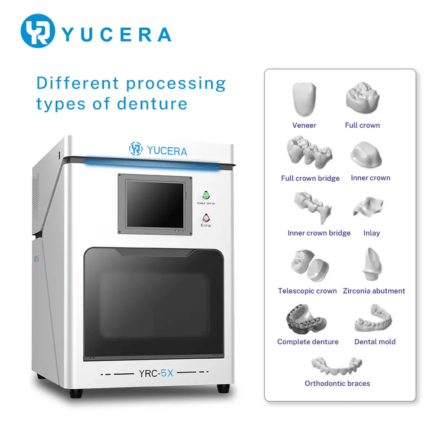 Yucera YRC - 5X dry dental milling machine - DMS Innovation